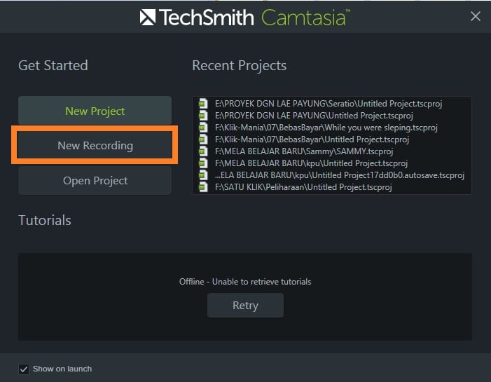 Fitur Screen Recording Camtasia