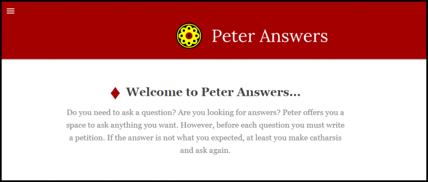 peter answer