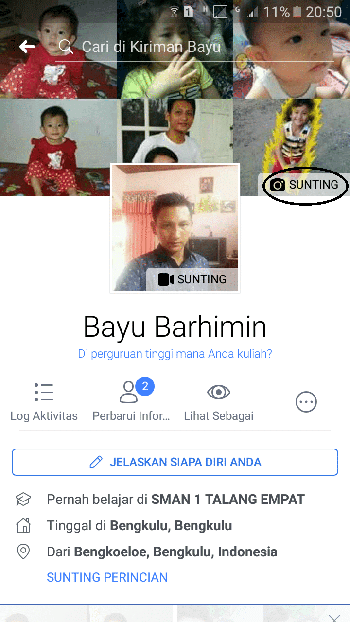 membuat foto profil facebook bergerak