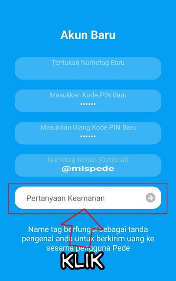 Cara mendapatkan pulsa gratis dari Pede 