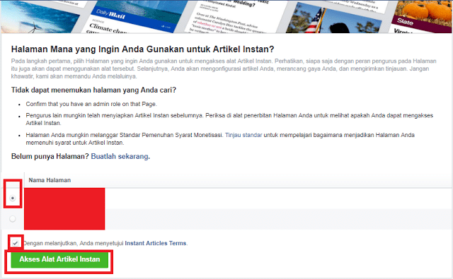 Artikel Instan Facebook