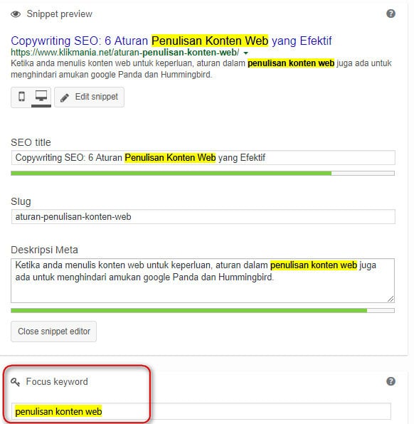 Penulisan Konten Web