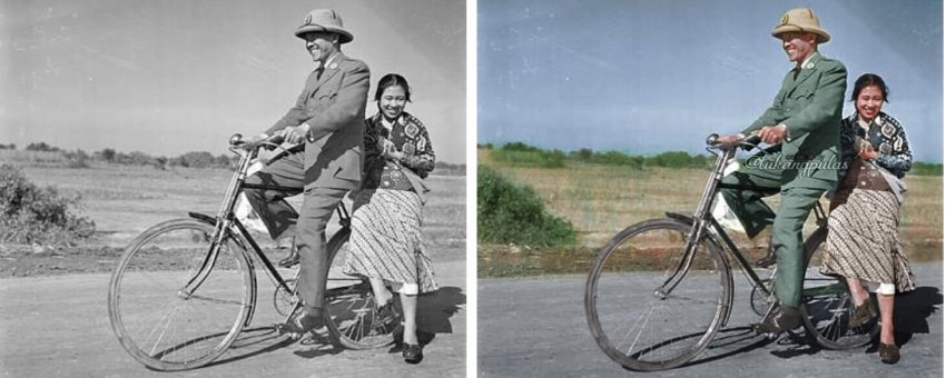 Bung Karno dan Ibu Fatmawati