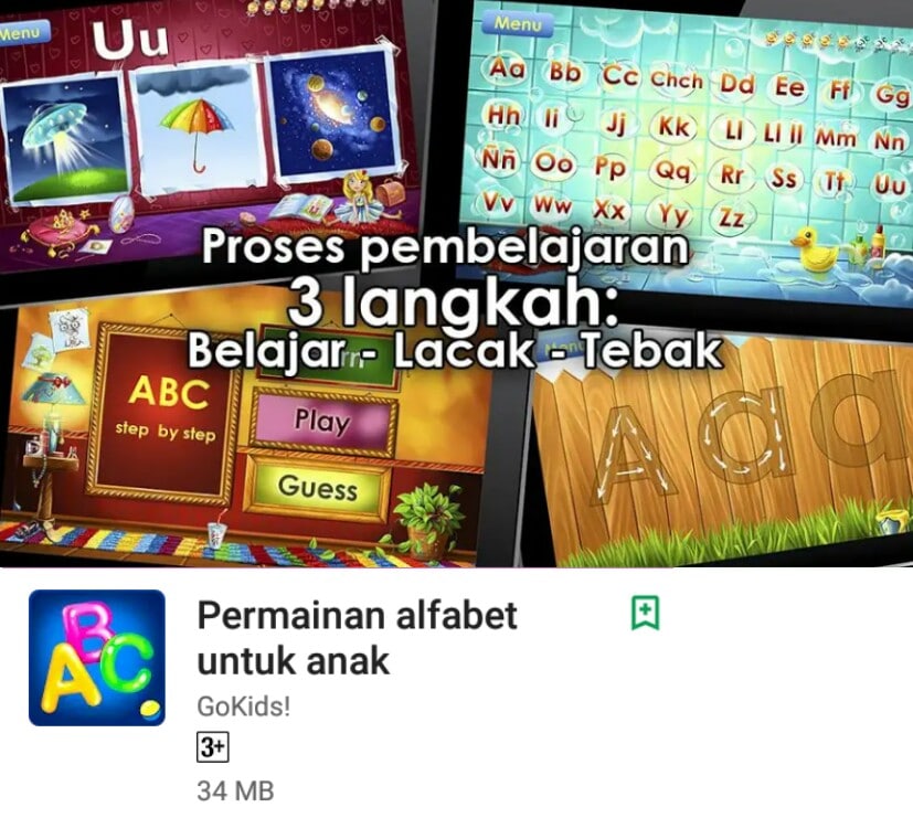 Aplikasi untuk Mengembangkan Kecerdasan Anak
