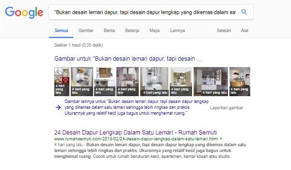 PlagiarismChecker - Google Result