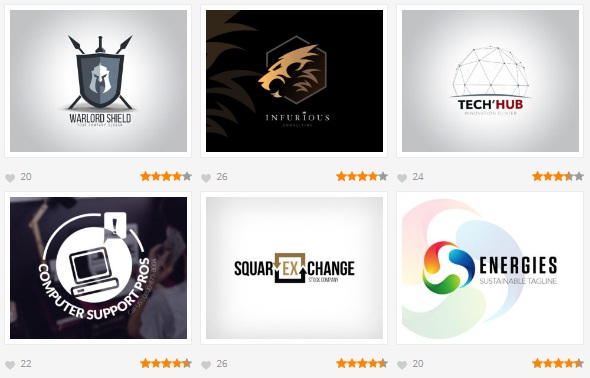 template logo gratis