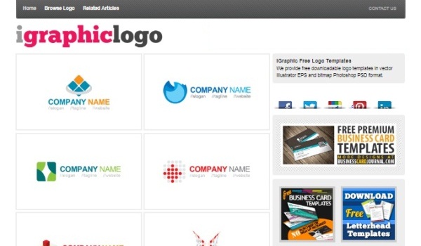 template logo gratis