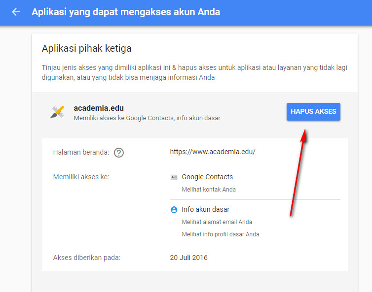 menghapus Aplikasi pihak ketiga