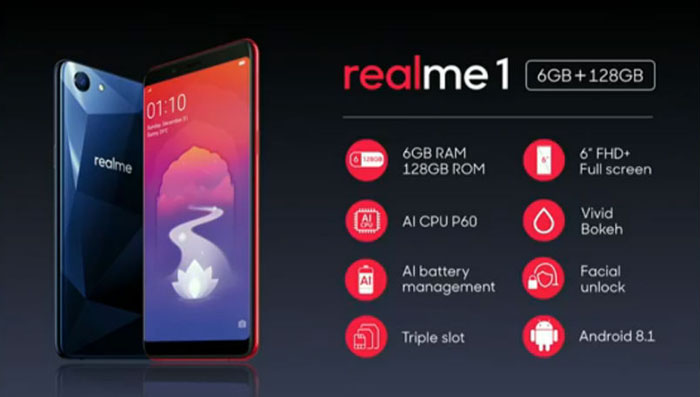 Spesifikasi Oppo Realme 1 via BGR.in