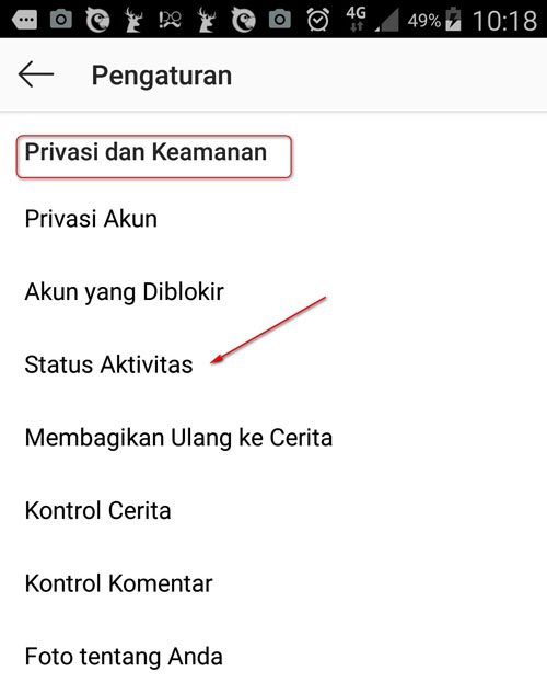 Cara Menyembunyikan Status Online di Instagram