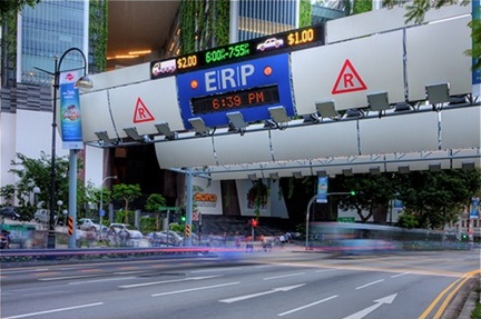 Electronic Road Pricing. Photo: Land Transport Authority