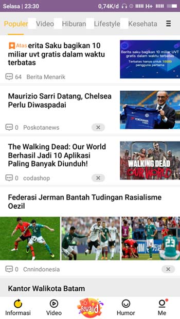 aplikasi Baca berita
