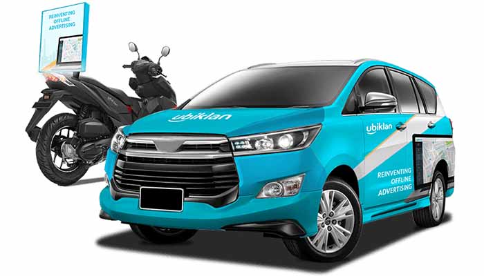 startup car advertising