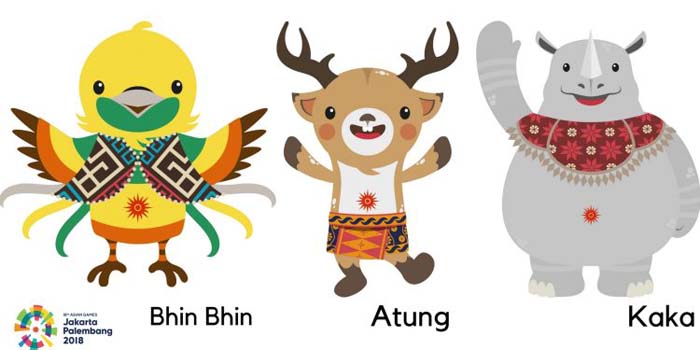 maskot asian games 2018