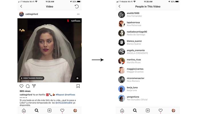 Fitur Video Tagging instagram