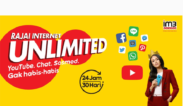 Paket Internet Unlimited september 2018