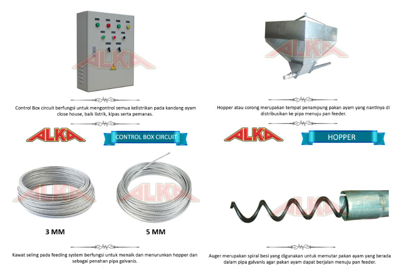tempat pakan ayam freeding system