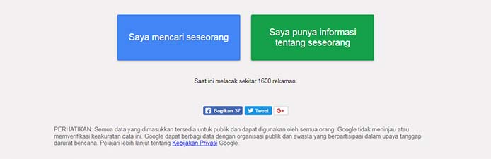 Person Finder Google