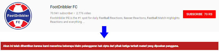 konten video duplikat