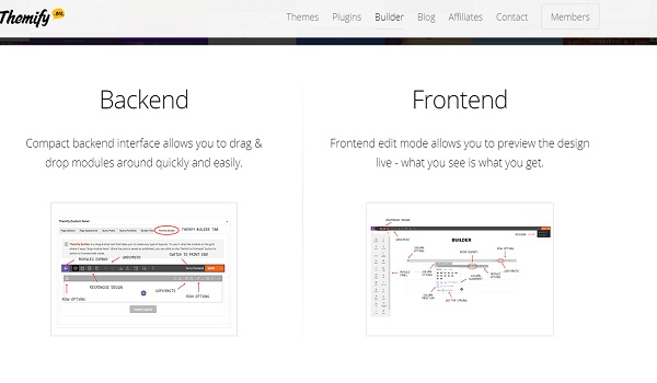 plugin Themify Builder