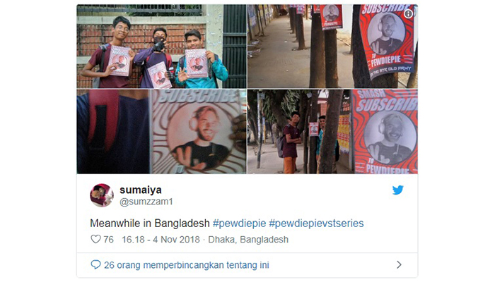 penggemar pewdiepie