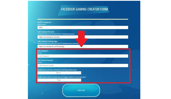 Cara Mendaftar Menjadi Facebook Gaming Creator