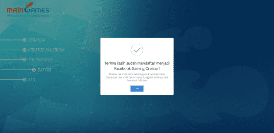 Cara Mendaftar Menjadi Facebook Gaming Creator