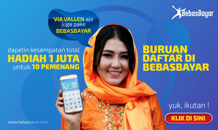 Aplikasi pembayaran bebasbayar