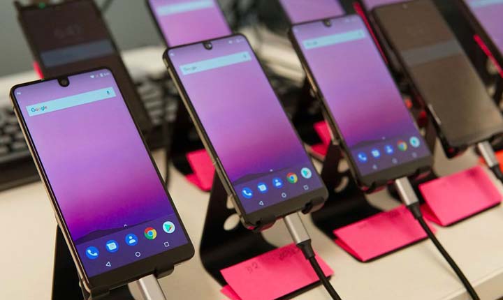 Tren poni di layar Ponsel