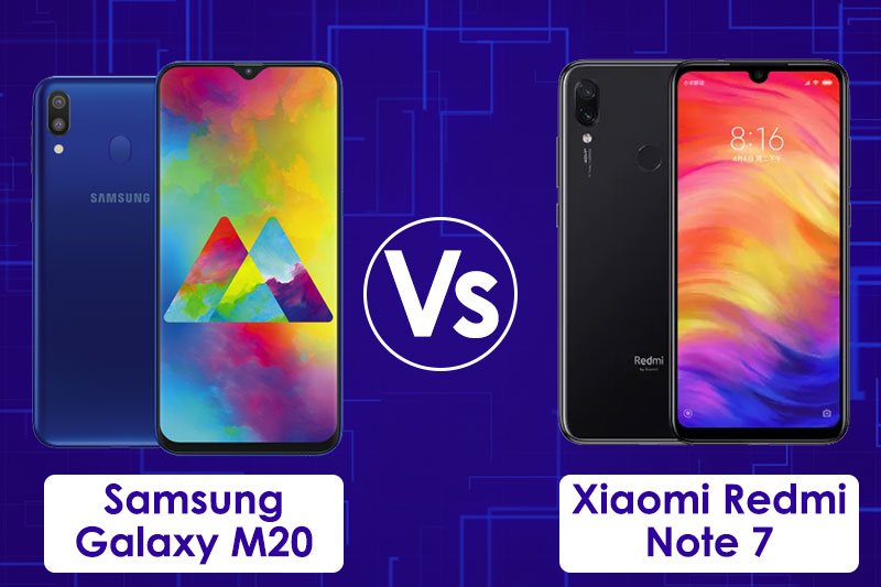 Xiaomi Redmi Note 7 vs Samsung Galaxy M20
