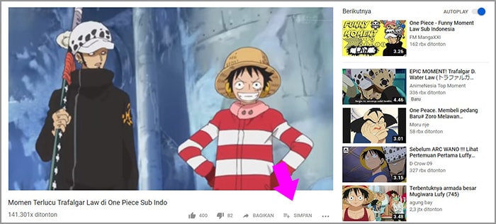 5 membuat playlist youtube