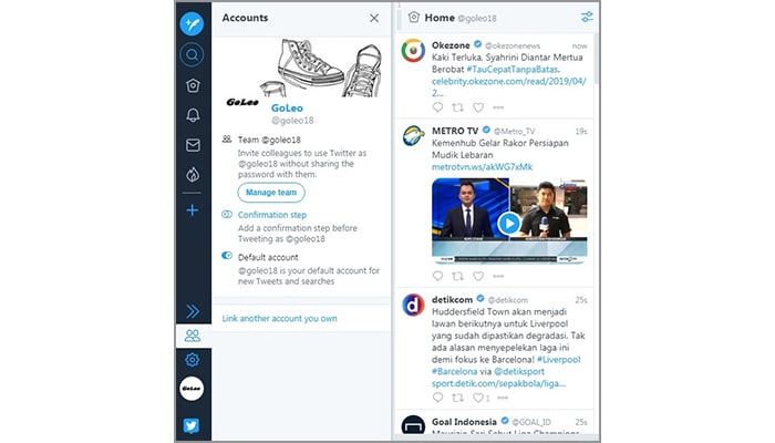 cara mudah membuka banyak akun twitter