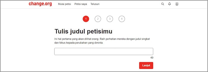 membuat petisi online gampang banget