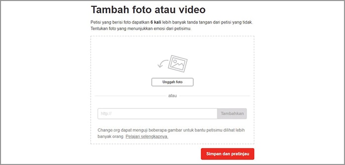 membuat petisi online, sudah tahu?