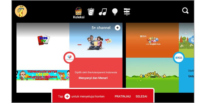 panduan menggunakan youtube kids