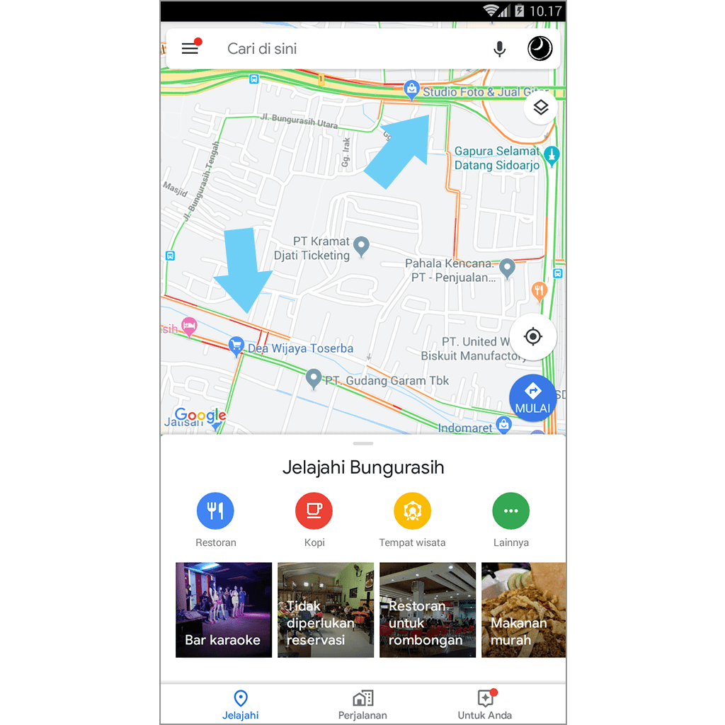 mudahnya melihat kondisi lalu lintas