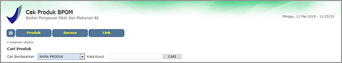 cek produk terdaftar1