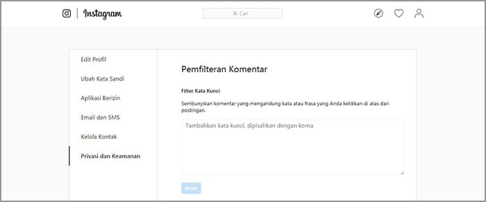 masukkan komentar jahat