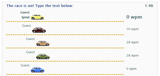 Tes Kecepatan Mengetik