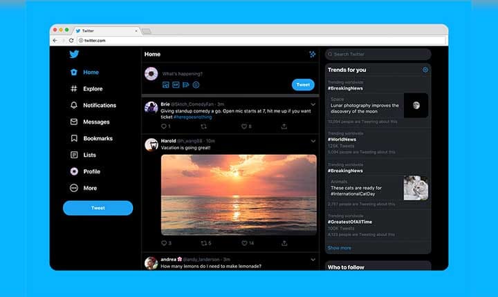 cara mengubah twitter