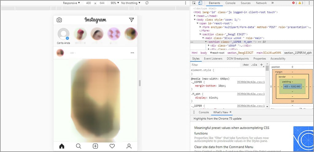 cara mengirim direct message