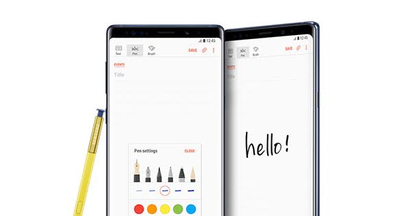 1. Peningkatan di Samsung Notes