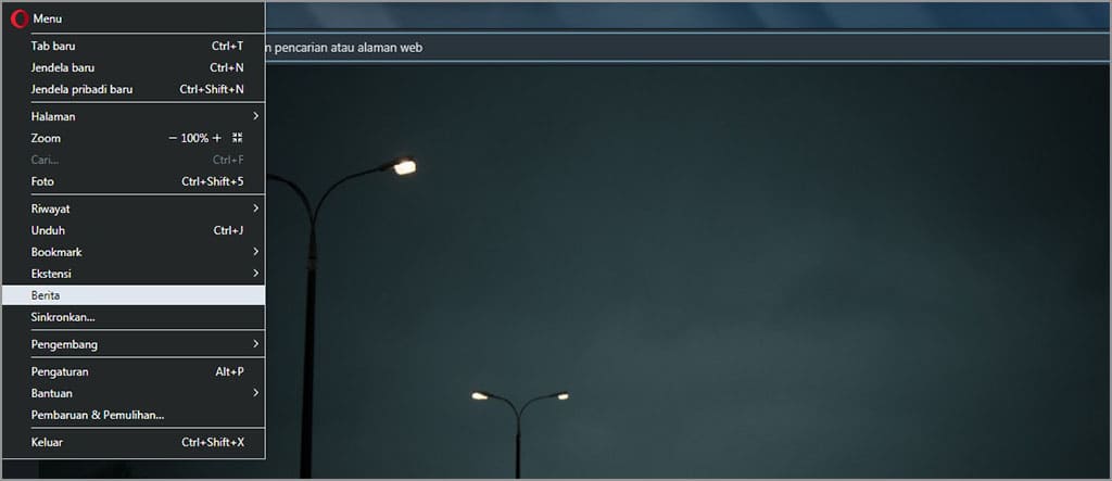 aktifkan fitur berita pribadi
