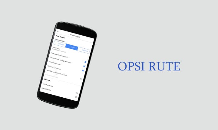 mematikan opsi rute