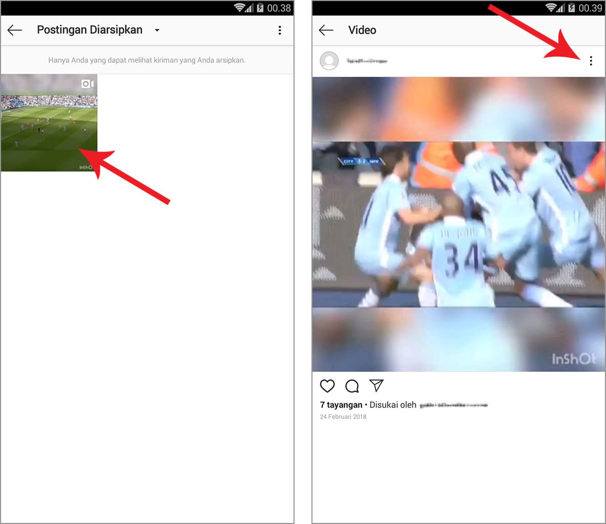 tutorial menyembunyikan postingan instagram