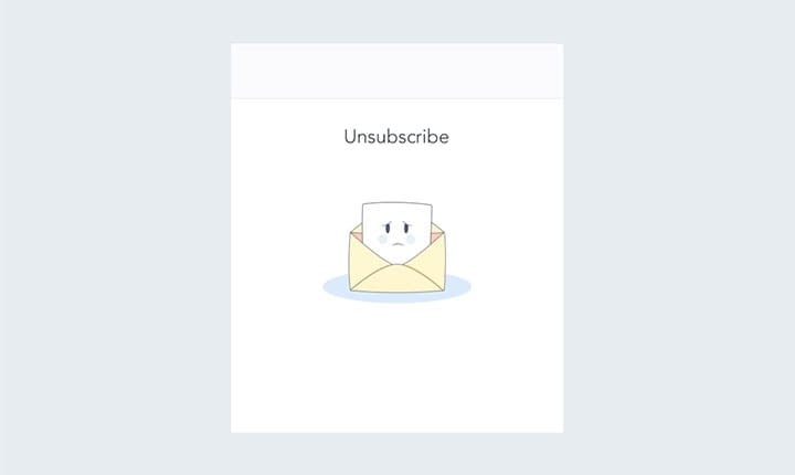 unsubscribe semua langganan email