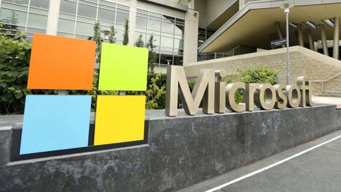 Microsoft Layoffs Office Front