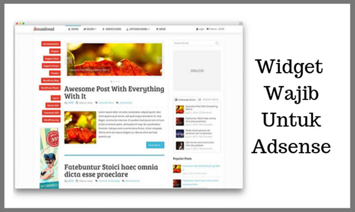 Widget wajib untuk blog