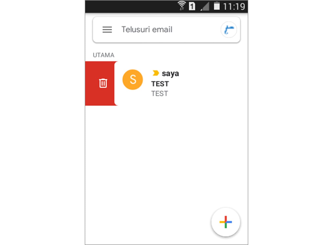 cara mengubah tindakan geser