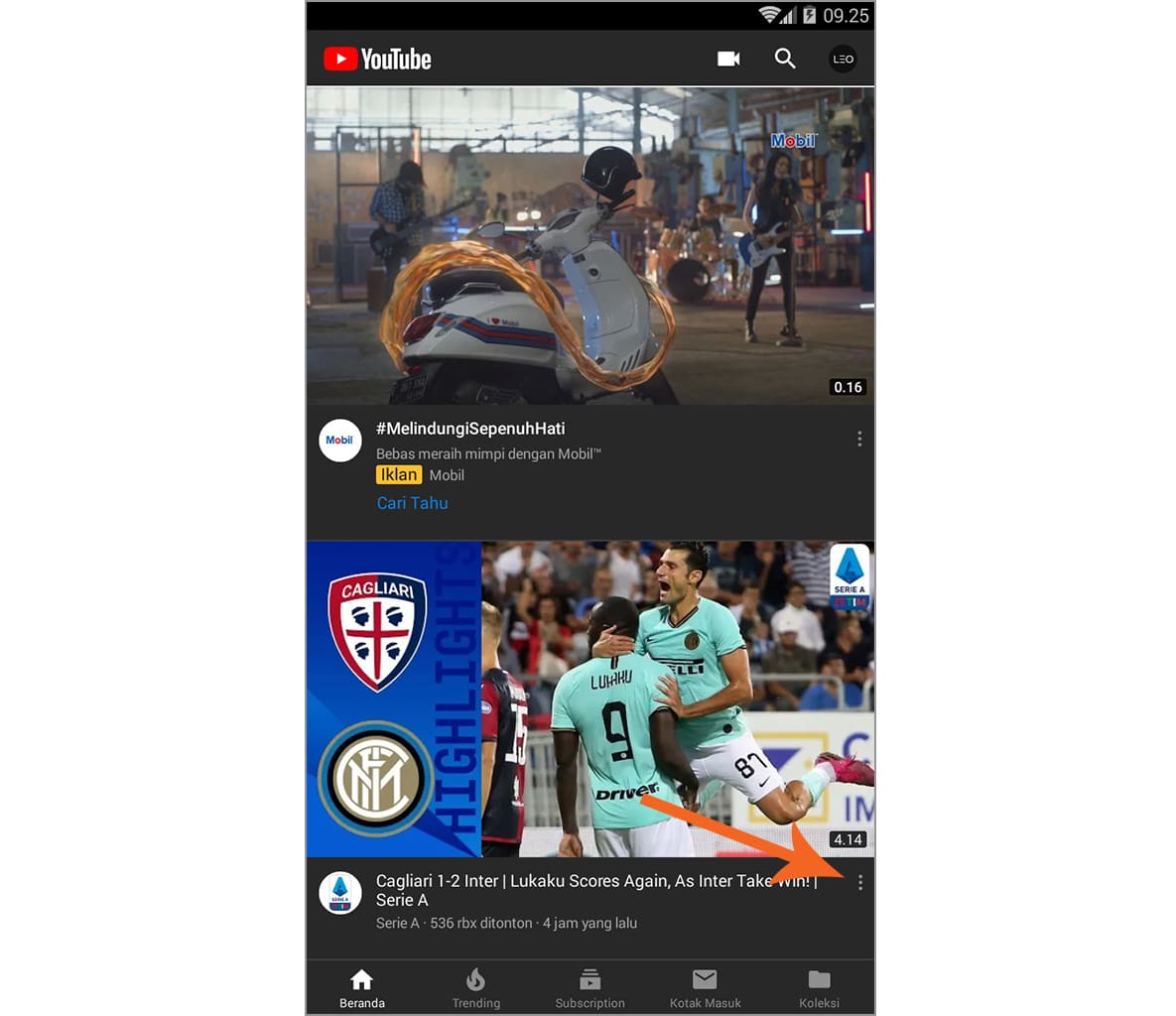mengatur video rekomendasi youtube